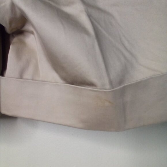 Villager Liz Claiborne Shorts Women 6 Casual Chino Roll Hem Tan - Picture 14 of 14